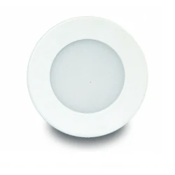 Στρογγυλό LED Panel Slim Downlight 3W SMD Ουδέτερο Λευκό 4000Κ Λευκό Σώμα SpotLight