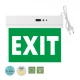 LED SMD Φωτιστικό Ασφαλείας Οροφής Από Πλαστικό Σε Λευκό Με Ένδειξη EXIT 230V IP20 Spotlight