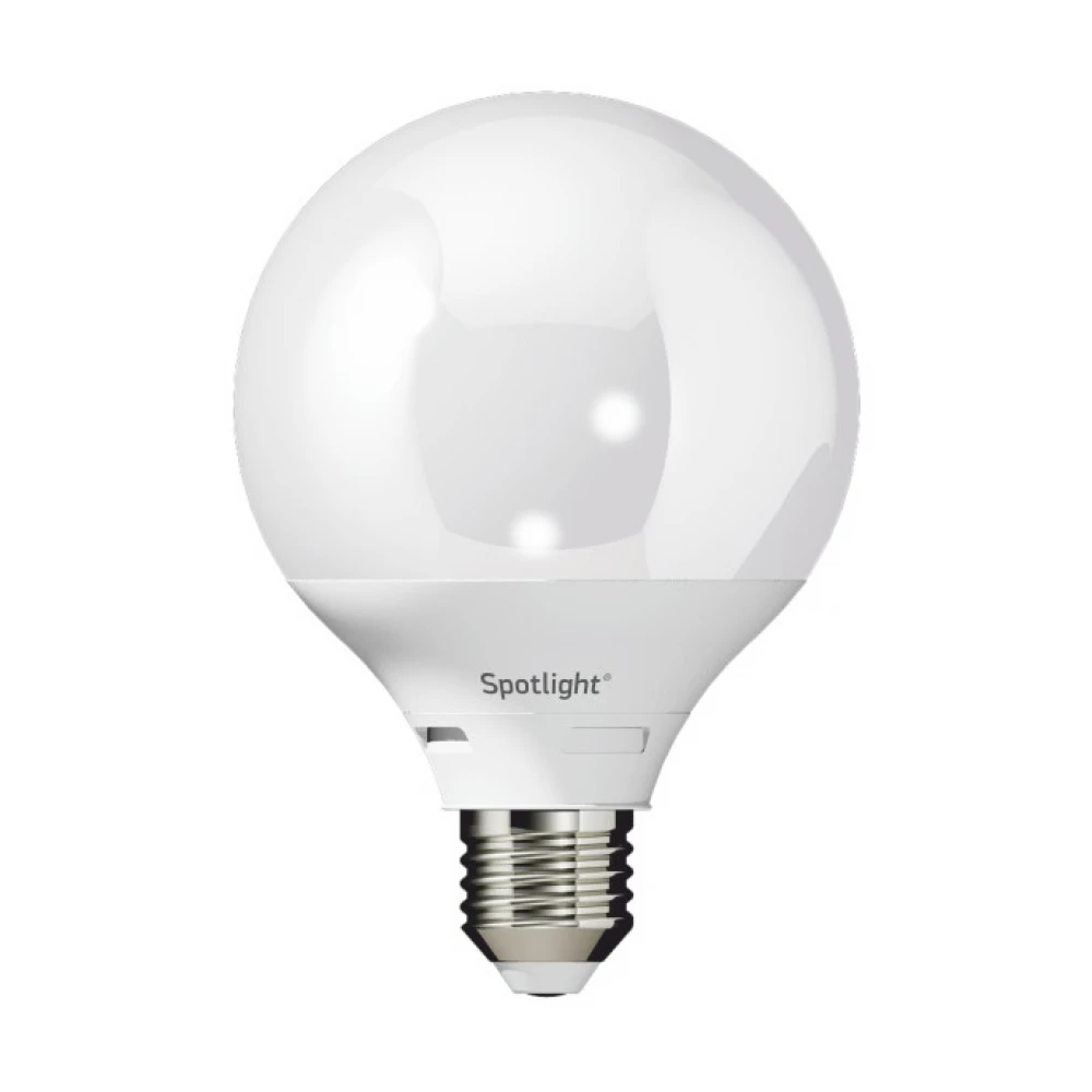 LED SMD Λάμπα Από Πλαστικό E27 G95 Μπάλα 12W 180° 230V Θερμό Λευκό 3000Κ Dimmable Spotlight