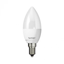 SMART LED SMD Λάμπα Από Πλαστικό E14 C37 Κερί 5W 270° 230V Με 3 Επίπεδα Χρωματισμού Spotlight