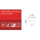 LED Σποτ GU10 4.5W 3in1 120º Λευκό 230V + RGB Controller SpotlLght