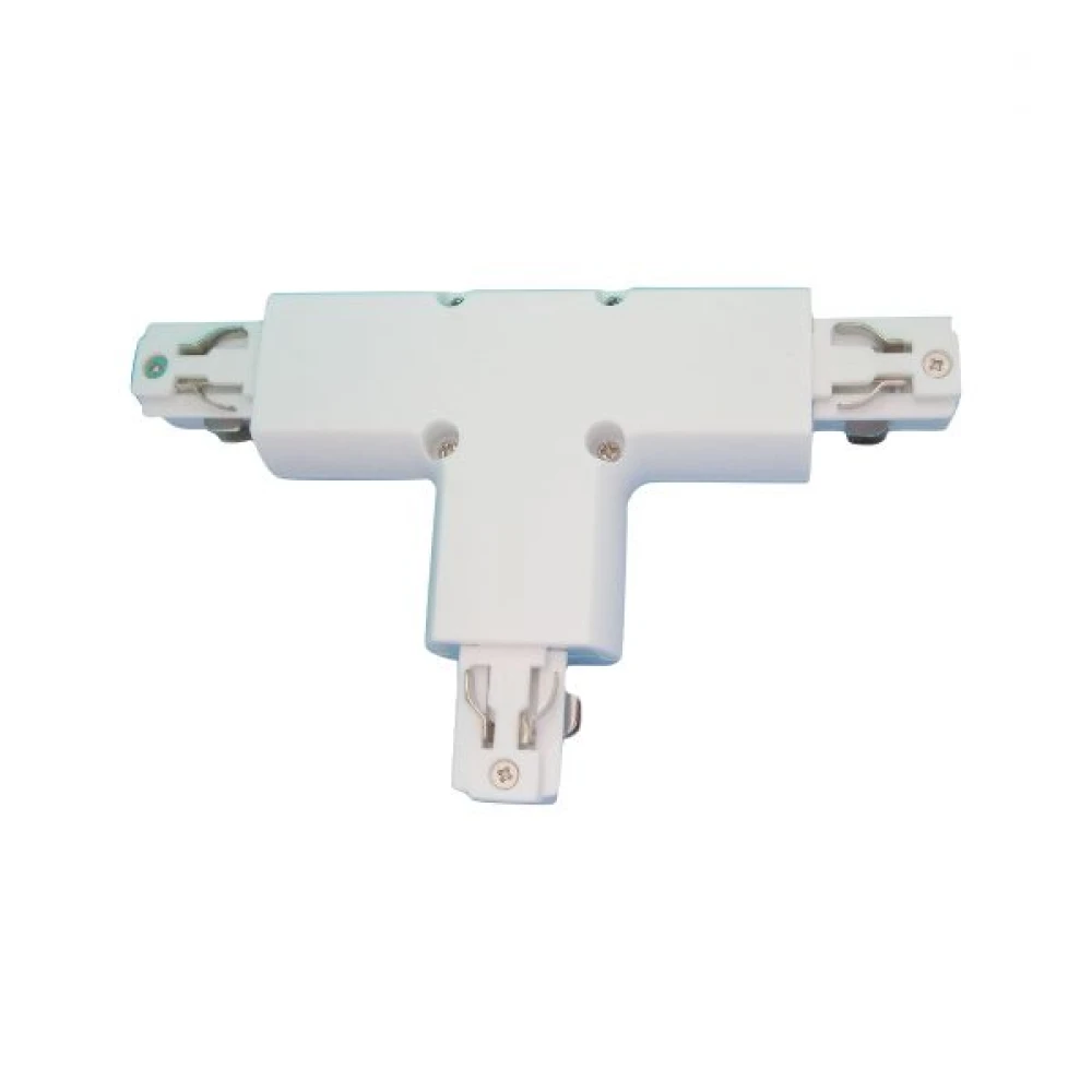 Σύνδεσμος Τ Τριφασικής Ράγας Οροφής 4 Καλωδίων Spotlight