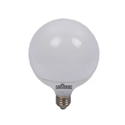 LED Λάμπα E27 G120 Μπάλα 15W GLOBE Θερμό 3000K Universe