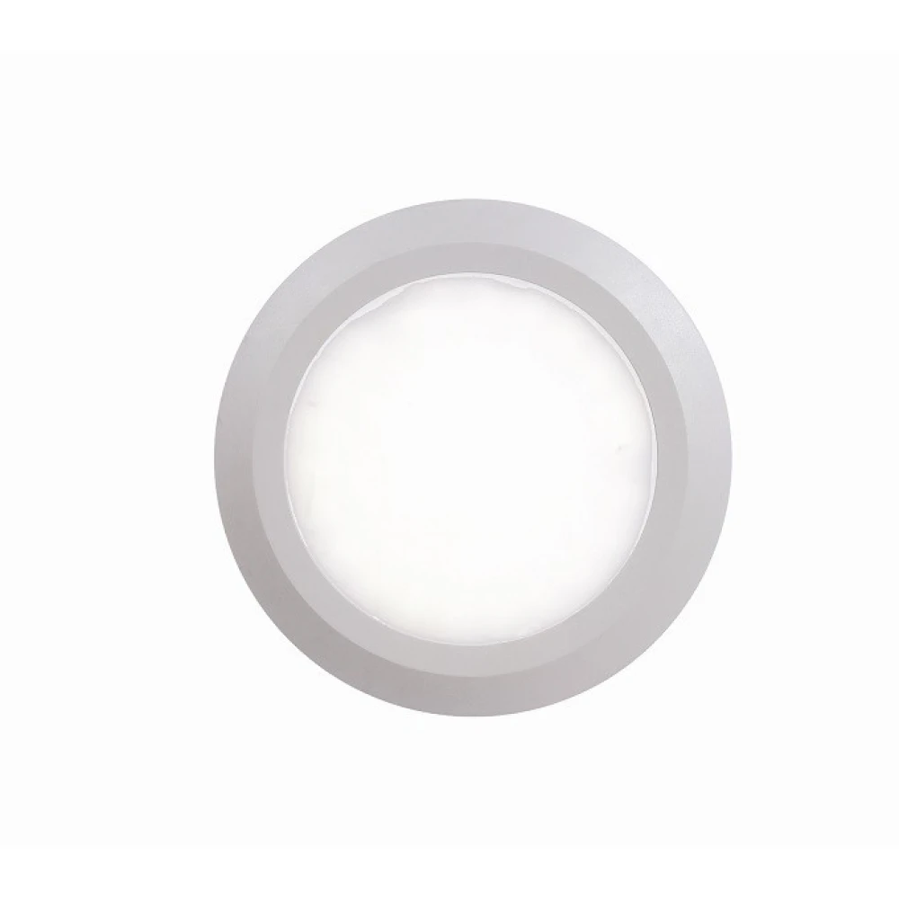 LED Στρογγυλή Απλίκα Λευκή Slim 230V IP65 5W Θερμό Λευκό Seaside Universe 