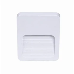 LED Ορθογώνια Απλίκα Λευκή Slim 230V IP65 2W Θερμό Λευκό Seaside Universe 