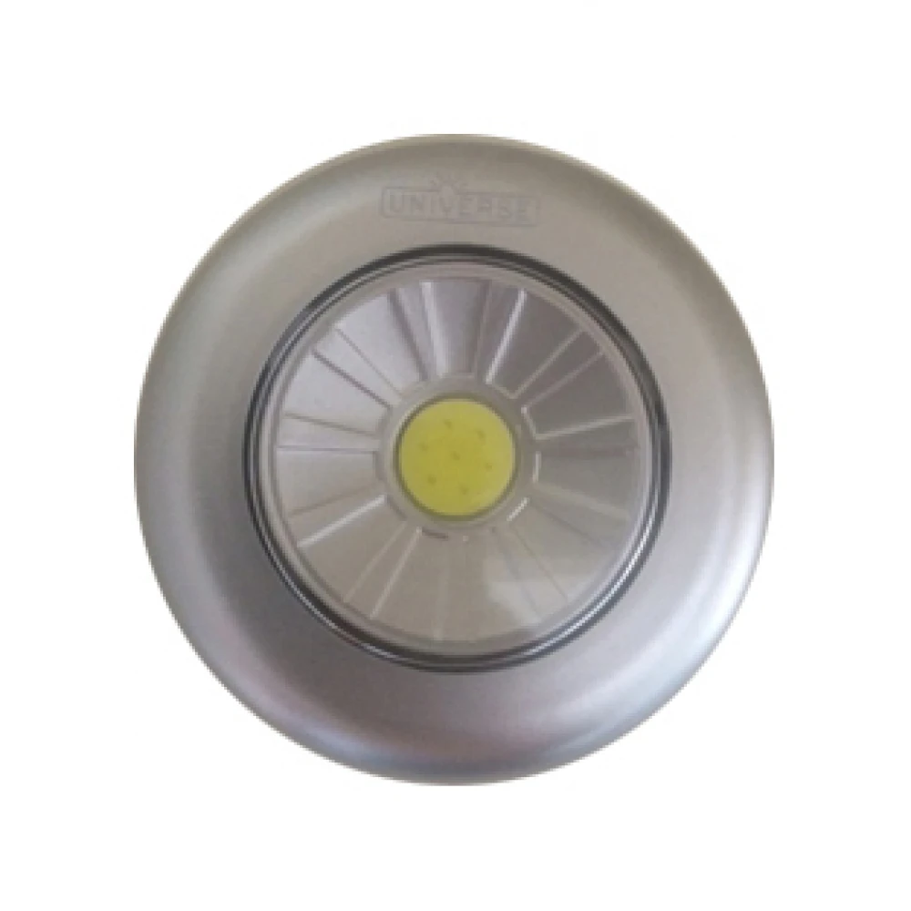 LED Φακός 1W Με Αυτοκόλλητο Διπλής Όψης Για Επιτοίχια Στήριξη 3xAAA Universe