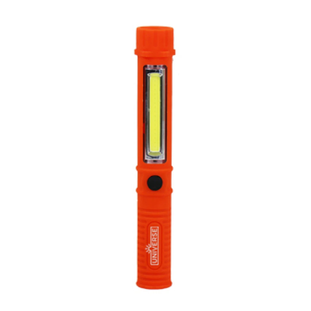 LED Φακός 3W + 1W Σε Κόκκινο Σε Στυλ Στυλο Με Κλιπ Και Μαγνήτη 2xAA Universe