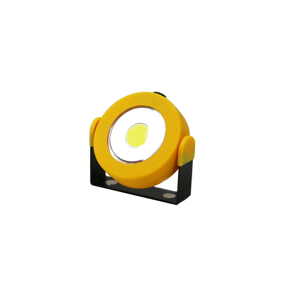 LED Φακός Εργασίας Με Led 3W 4xAAA Στρογγυλός Κίτρινος Universe