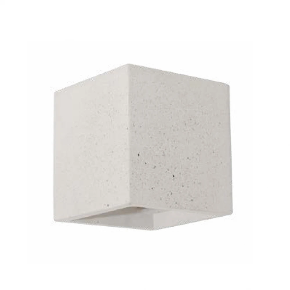 LED Επίτοιχο Φωτιστικό Από Τσιμέντο Σε Λευκό Γκρι Απόχρωση G9 CONCRETE VIOKEF