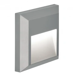 Φωτιστικό Απλίκα Πλαστική LED Τετράγωνη 3W cct Σε Δύο Χρώματα Leros Plus VIOKEF