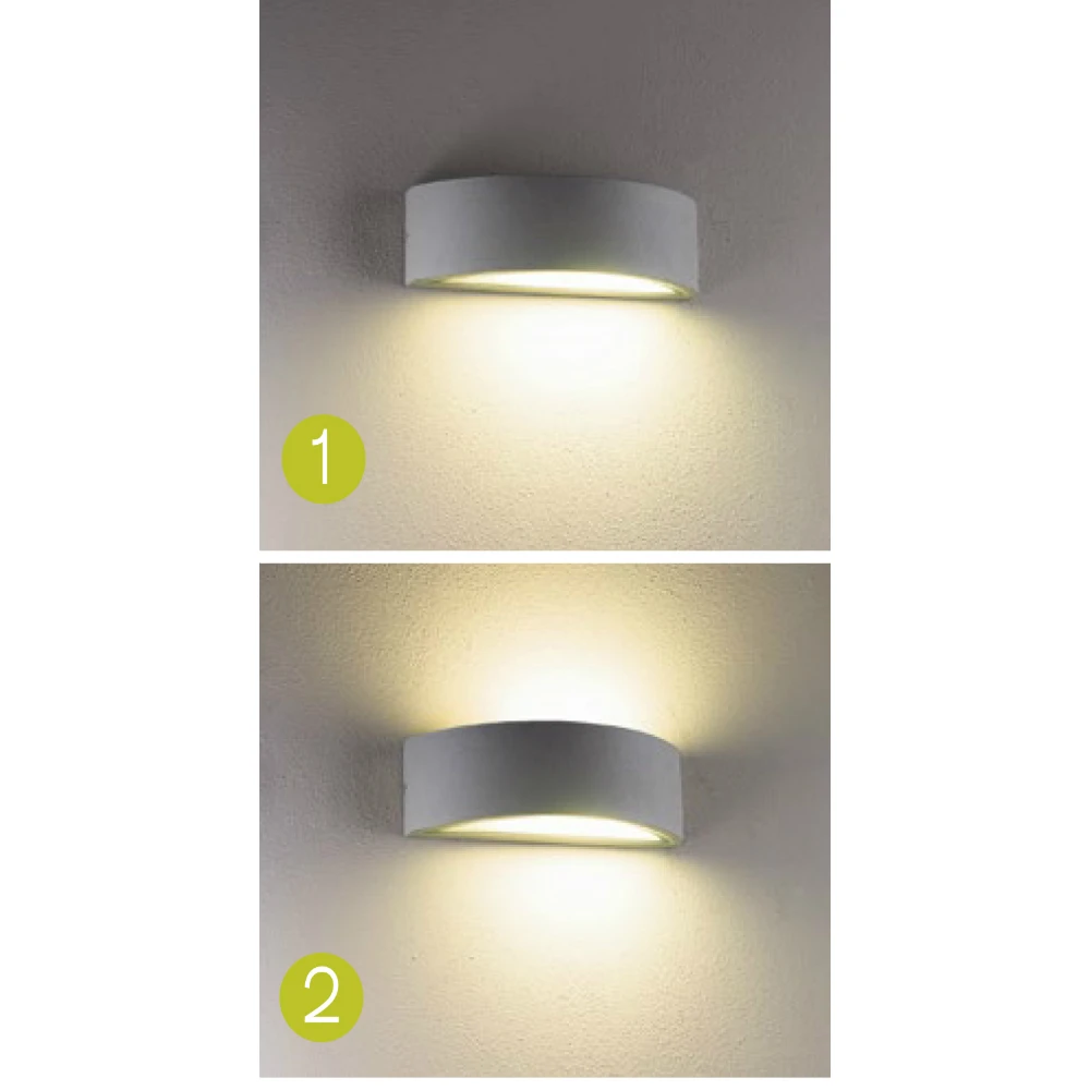 Εξωτερικό Φωτιστικό Απλίκα Αλουμινίου Με Σκιάδιο Από Γυαλί Σε Καφέ CFL E27 IP44 Rhodes VIOKEF