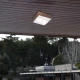 Εξωτερική Τετράγωνη Πλαφονιέρα Αλουμινίου Με Σκιάδιο PC L:270x270 2XE27 Σε Ανθρακί Χρώμα LEROS VIOKEF