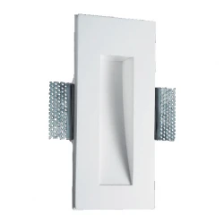 Γύψινο Χωνευτό Φωτιστικό Με LED 1W Θερμό Λευκό H245 Ceramic VIOKEF