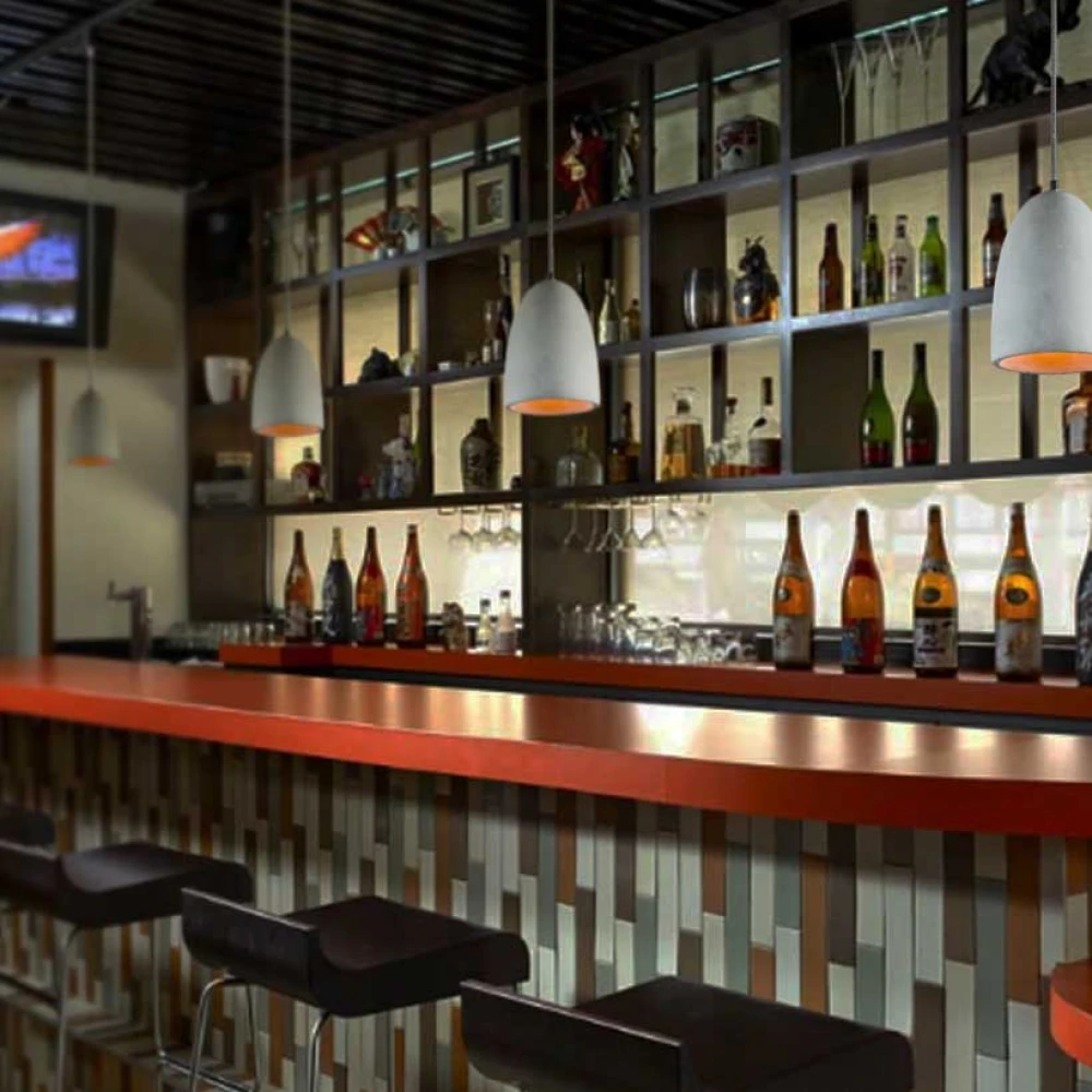 Μονόφωτο Κρεμαστό Φωτιστικό Από Τσιμέντο Και Ανάρτηση Μαύρη E27 D:140 ANISHA VIOKEF