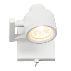 LED Σποτ Απλίκα Σε Λευκό Με Ρυθμιζόμενο Βραχίωνα & Κεφαλή 1XGU10 MAGMA 4095000 VIOKEF