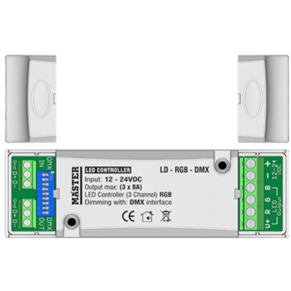 LD-RGB-DMX MASTER LED CONTROLLER DMX-512 (3_Channel) RGB