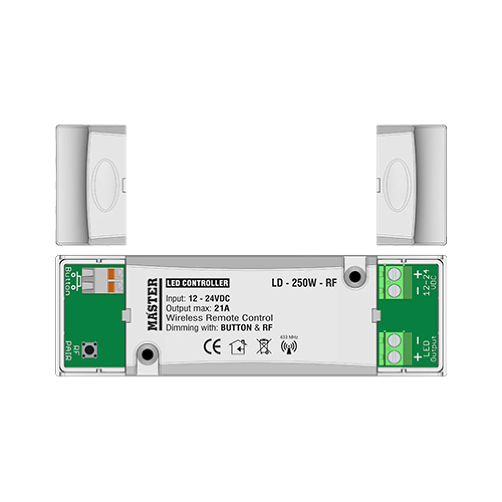 Dimmer Master LED CONTROLLER (BUTTON & RF) LD-250W-RF
