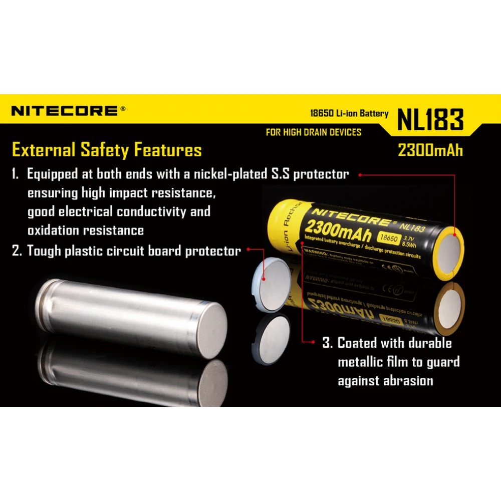 Μπαταρία NITECORE 18650 / 2300mAh NL1823