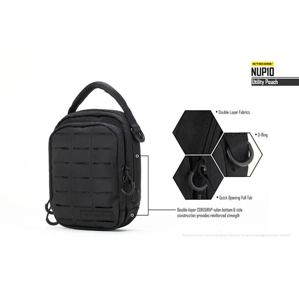 Τσαντάκι Από Nylon CORDURA Nitcore Tactical Pounch NUP10 Nitecore