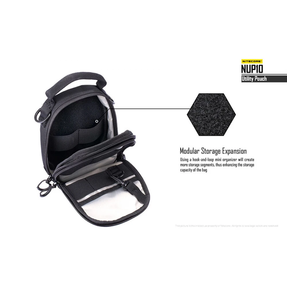 Τσαντάκι Από Nylon CORDURA Nitcore Tactical Pounch NUP10 Nitecore