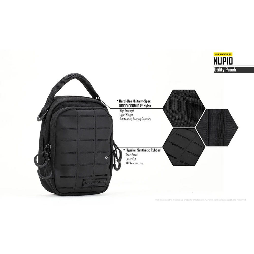 Τσαντάκι Από Nylon CORDURA Nitcore Tactical Pounch NUP10 Nitecore
