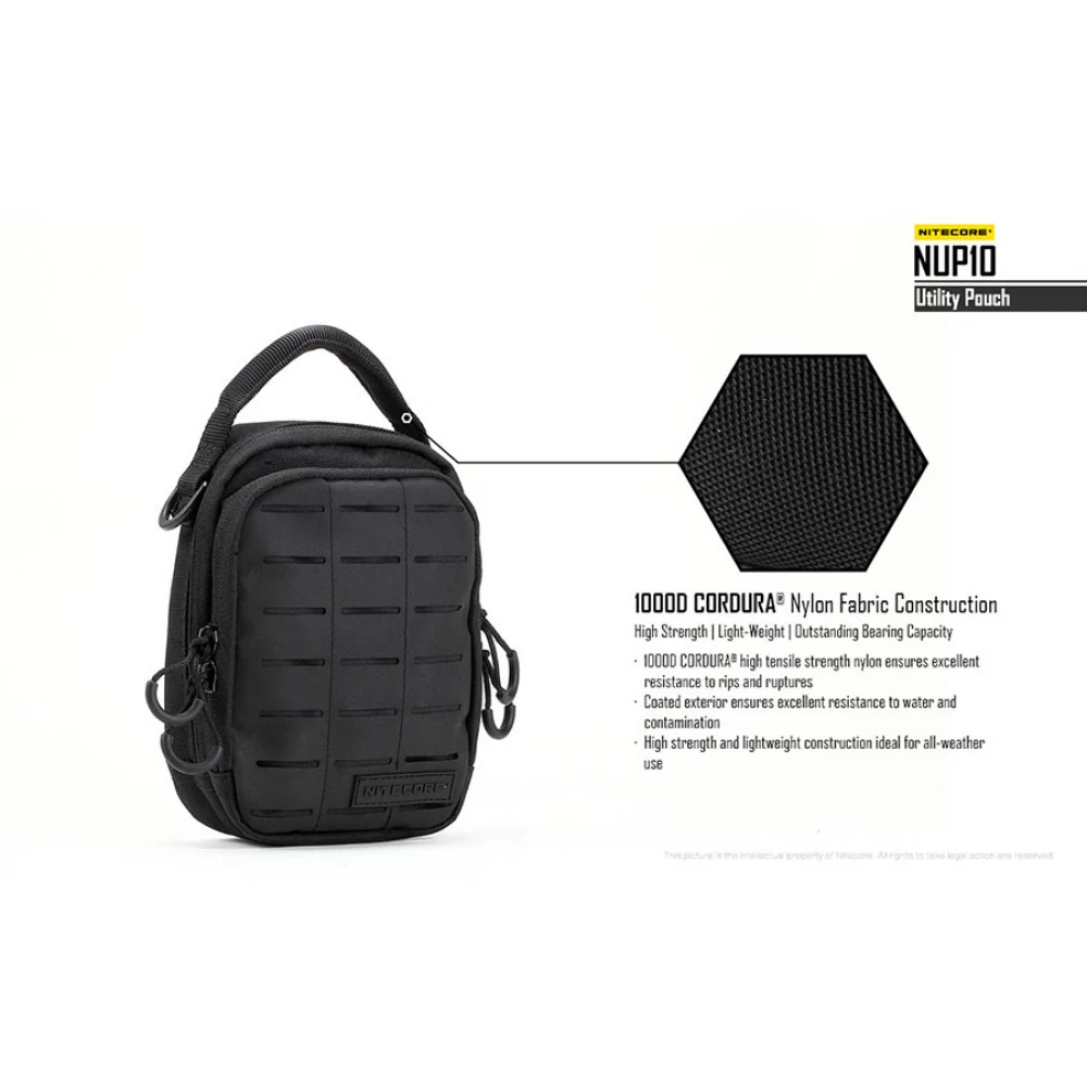 Τσαντάκι Από Nylon CORDURA Nitcore Tactical Pounch NUP10 Nitecore