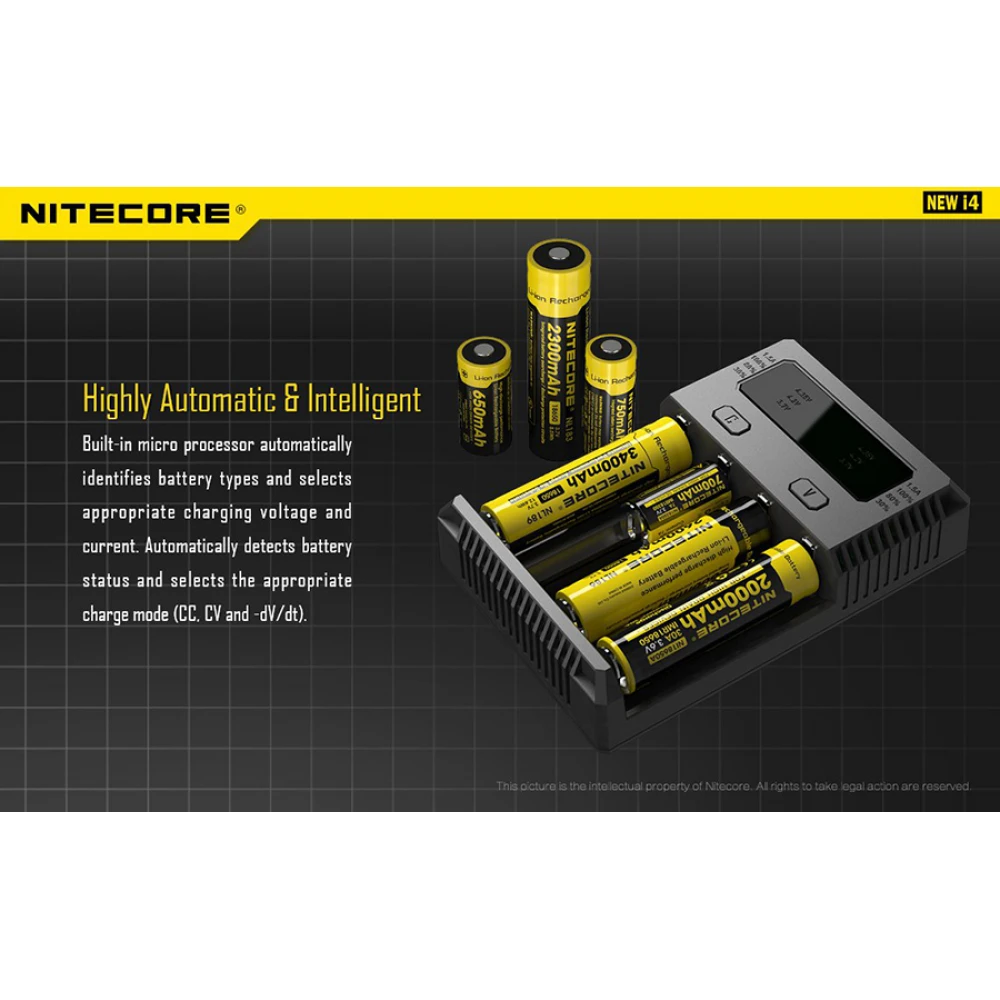 ΦΟΡΤΙΣΤΗΣ NITECORE NEWi4, Τεσσάρων Θέσεων