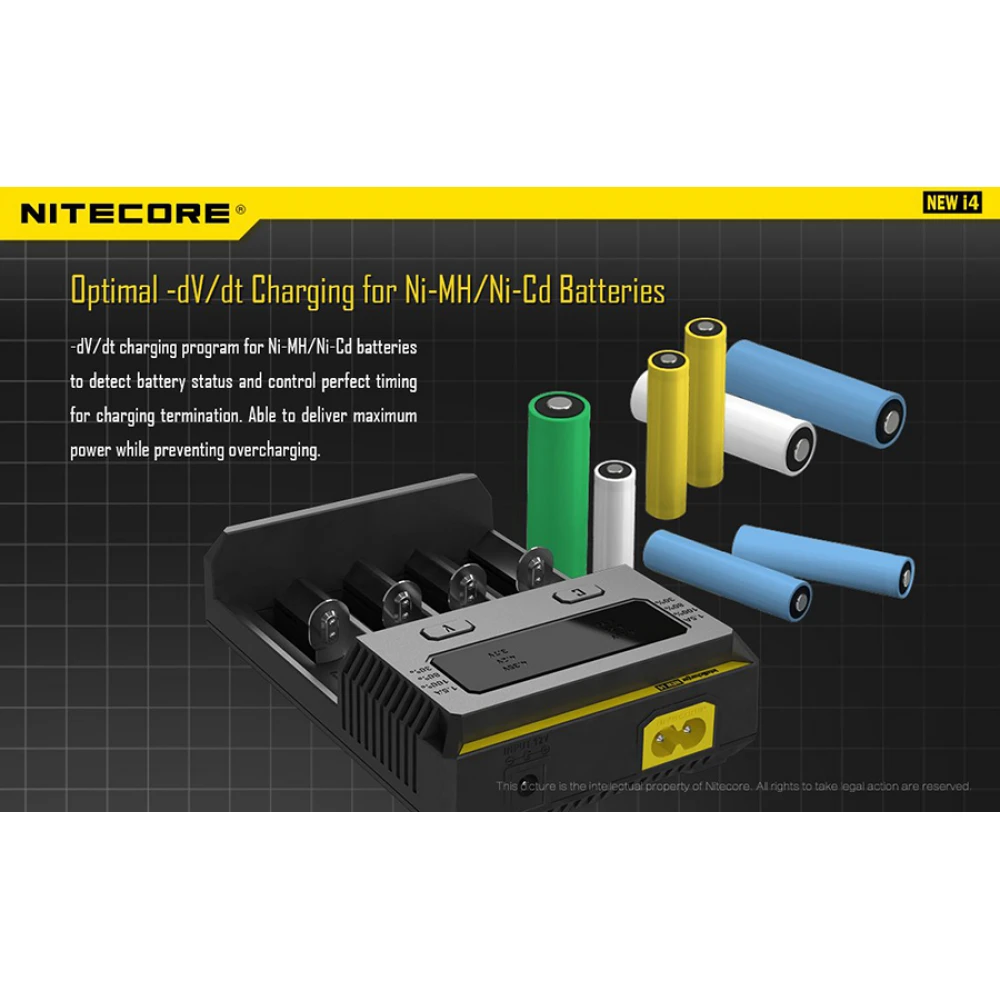 ΦΟΡΤΙΣΤΗΣ NITECORE NEWi4, Τεσσάρων Θέσεων