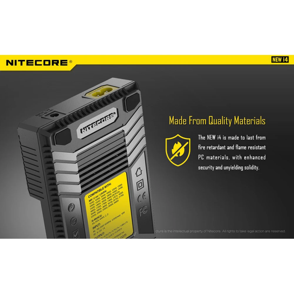 ΦΟΡΤΙΣΤΗΣ NITECORE NEWi4, Τεσσάρων Θέσεων