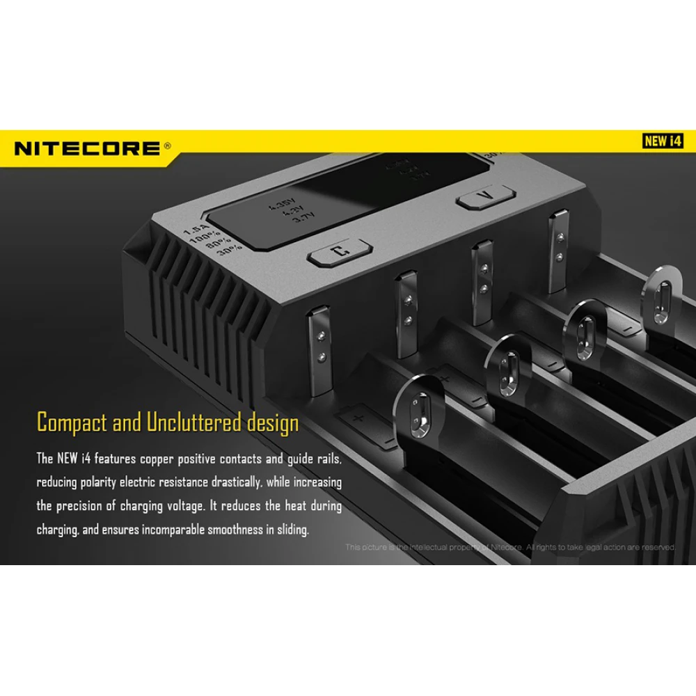 ΦΟΡΤΙΣΤΗΣ NITECORE NEWi4, Τεσσάρων Θέσεων