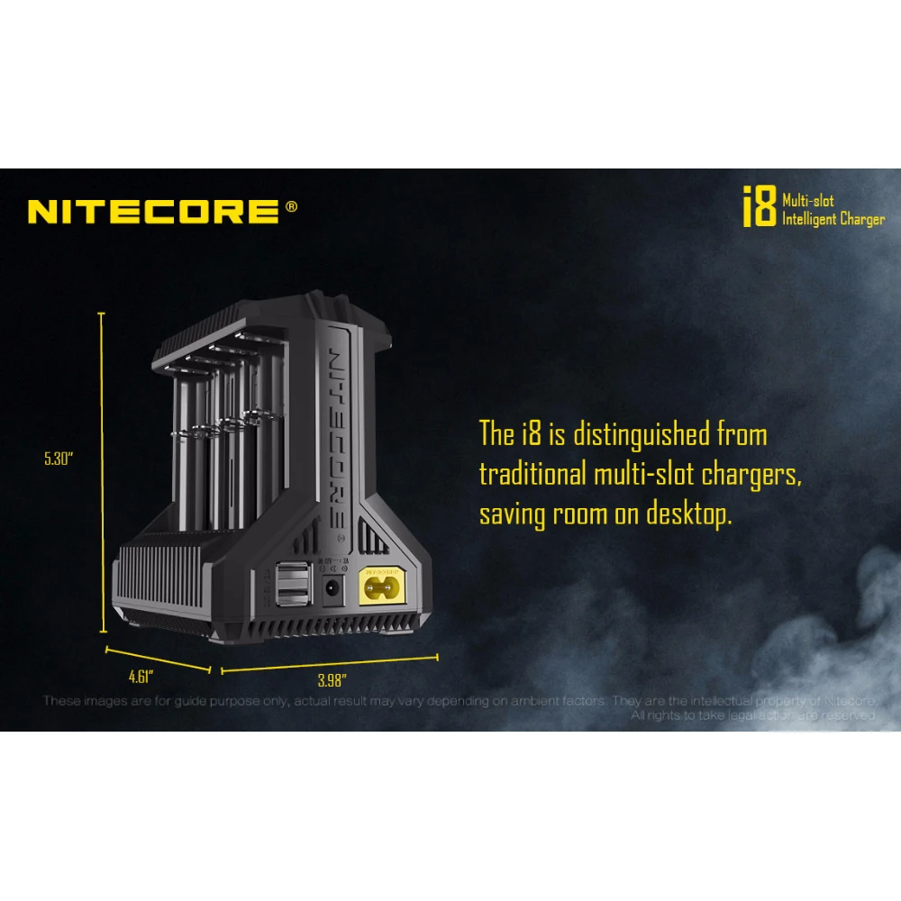 ΦΟΡΤΙΣΤΗΣ i8, Οχτώ Θέσεων NITECORE