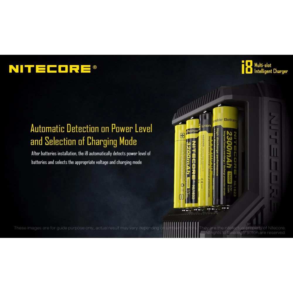 ΦΟΡΤΙΣΤΗΣ i8, Οχτώ Θέσεων NITECORE