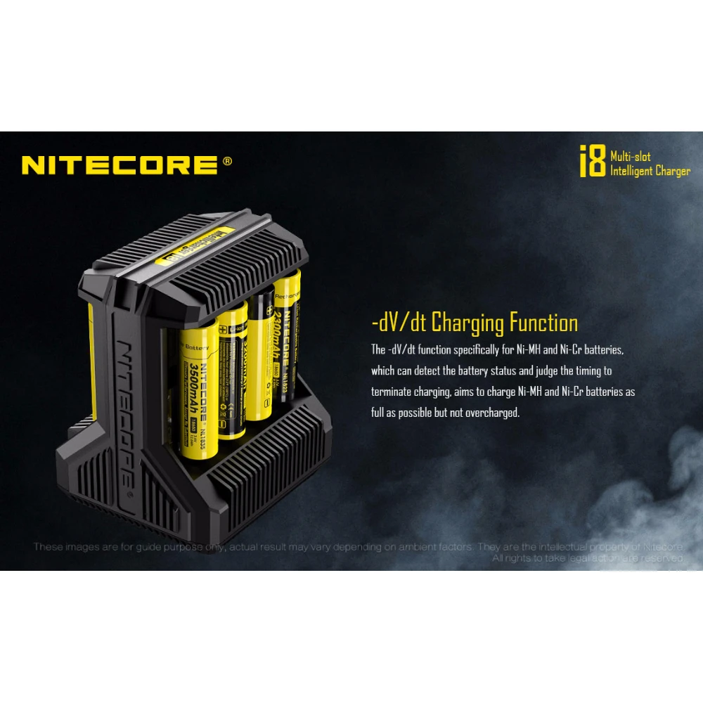 ΦΟΡΤΙΣΤΗΣ i8, Οχτώ Θέσεων NITECORE