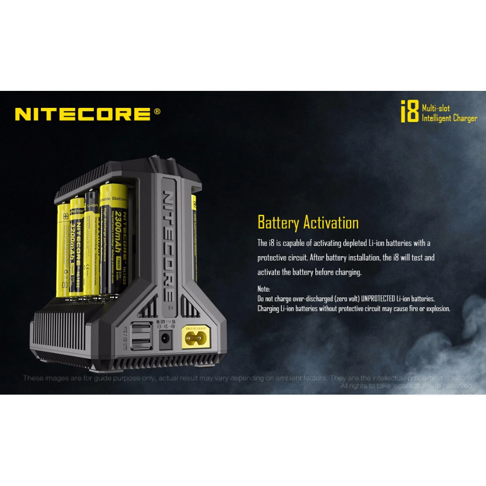ΦΟΡΤΙΣΤΗΣ i8, Οχτώ Θέσεων NITECORE
