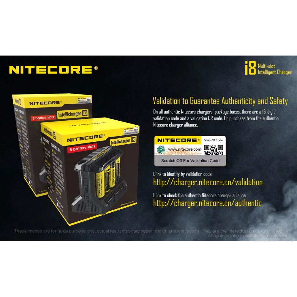 ΦΟΡΤΙΣΤΗΣ i8, Οχτώ Θέσεων NITECORE