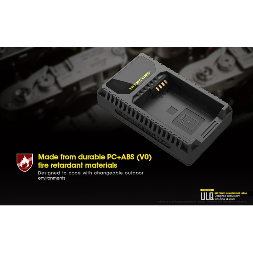 Φορτιστής NITECORE ULQ για Leica