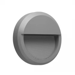 Led SLIM Επίτοιχα 8W 230V IP65 Σε Γκρι Αποχρώση ACA