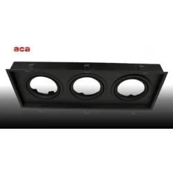 Κενή Κονσόλα Κρυφού Φωτισμού 3 Θέσεων Με Επιλογή Σποτ AR111 ACA
