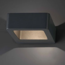 LED Απλίκα 8W Αλουμινίου Με Οπάλ Κάλυμμα Εξωτερικού Χώρου ALP FARO