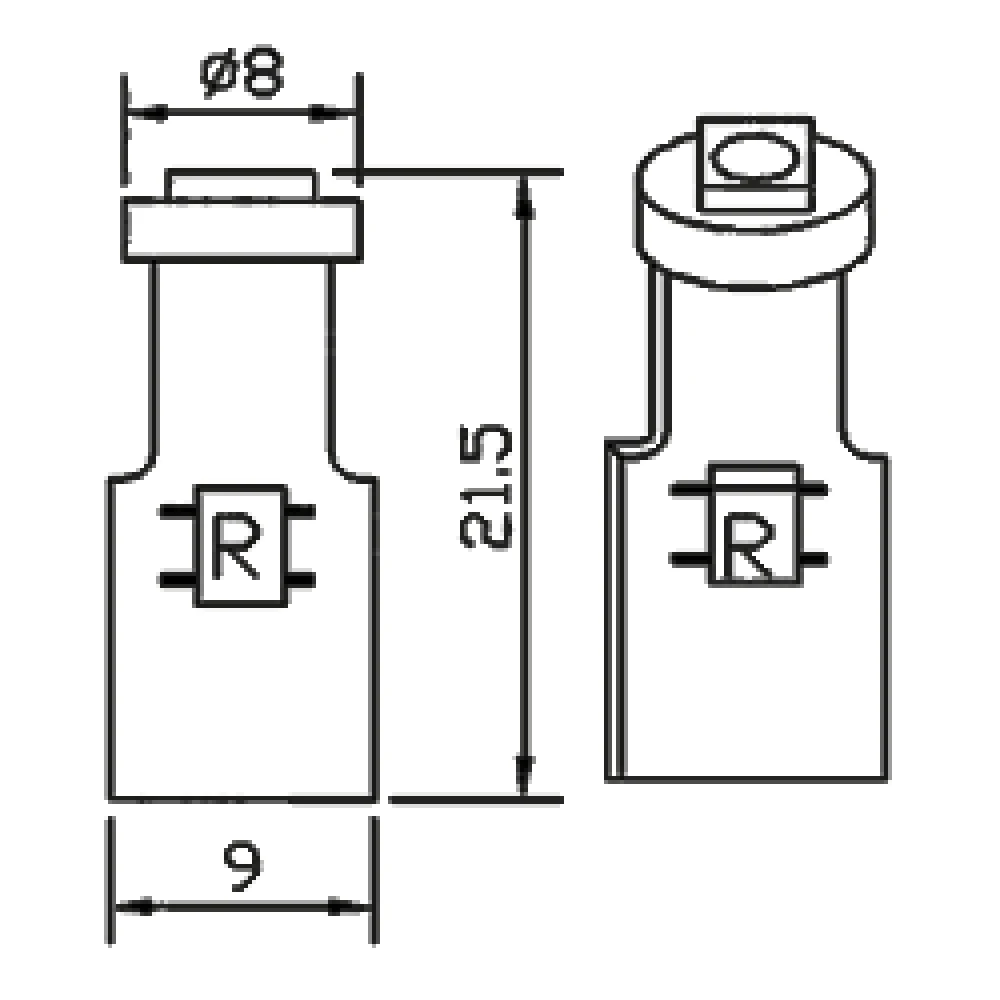 Λαμπτήρας T10 Can Bus με 1 SMD 5050 Φούξια