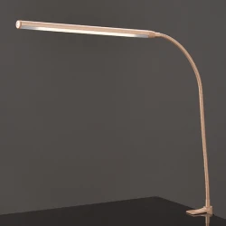Led Επιτραπέζιο Φωτιστικό Γραφείου 5W Αφής Και Dimming Σκούρο Χρυσό ACA