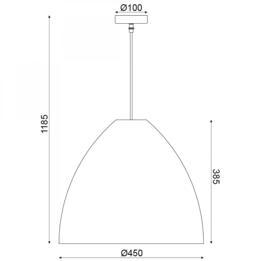 Κρεμαστό Φωτιστικό Από Καλάμι Και Μέταλλο Σε Καφέ Χρώμα Ø450 1xE27 ACA