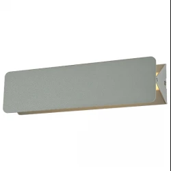 LED Επίτοιχο Φωτιστικό Από Αλουμίνιο 10W Σε Αμμώδες Γκρι Χρώμα ACA