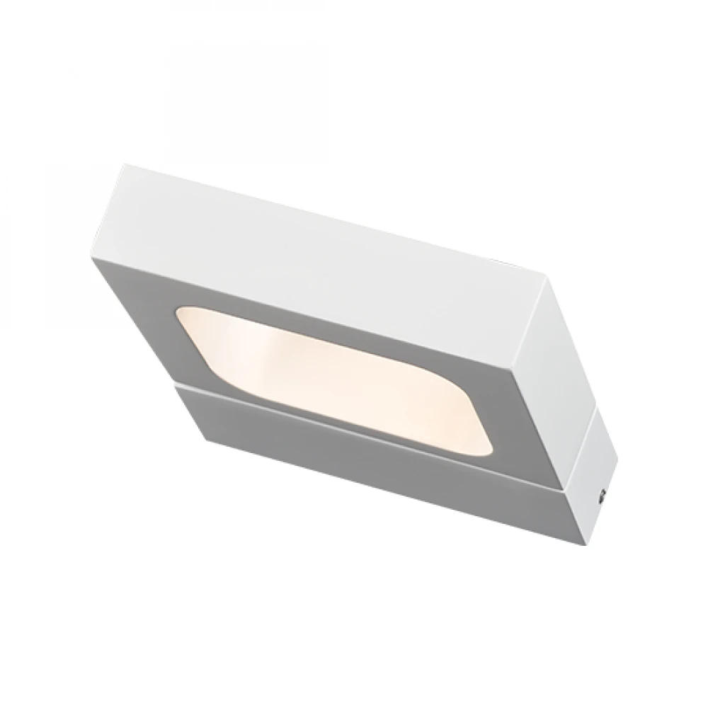 LED Επίτοιχο Φωτιστικό Από Αλουμίνιο 6W Με Ρυθμιζόμενη Κεφαλή Σε Λευκό Χρώμα ACA