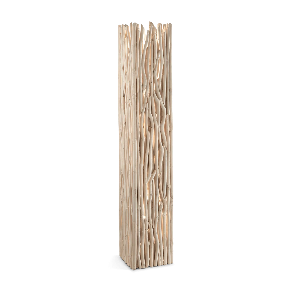  Φωτιστικό Δαπέδου Από Ξύλο 156cm 2x 60W E27 DRIFTWOOD PT2 IDEAL LUX