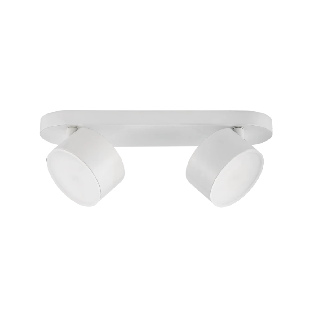LED Μεταλλικό Σποτ Οροφής Λευκό 2x5W NOD VIOKEF