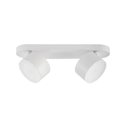 LED Μεταλλικό Σποτ Οροφής Λευκό 2x5W NOD VIOKEF