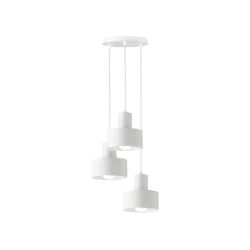 Κρεμαστό Φωτιστικό Μεταλλικό Σε Λευκό 3xE27 Norton VIOKEF 