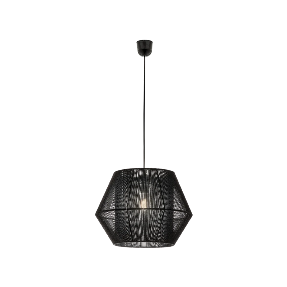 Κρεμαστό Φωτιστικό Με Κορδόνι Σε Τρία Χρώματα Ø400 1xE27 ZAIRA VIOKEF