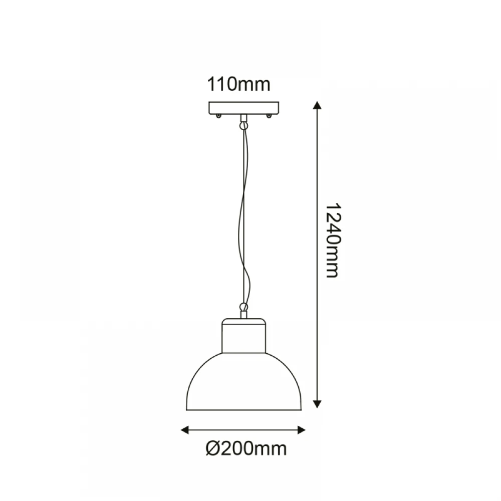 Φωτιστικό Εξωτερικού Χώρου Οροφής Σε Διάφορα Χρώματα 1x E27 IP44 BERO Aca